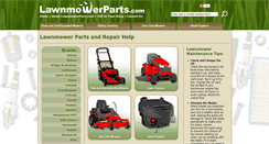 Desktop Screenshot of lawnmowerparts.com